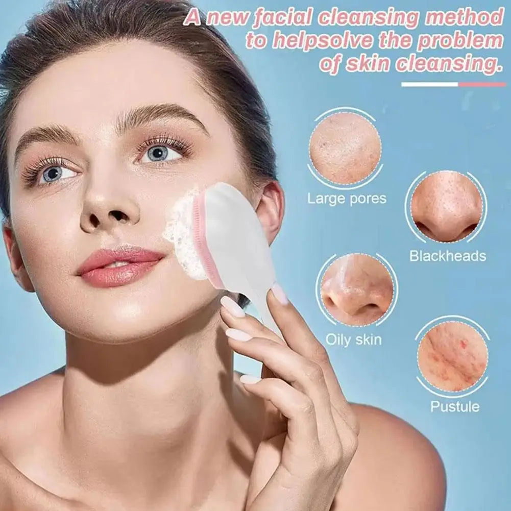 1 PCs Soft Silicone Facial Cleansing Brush (1 PCs)