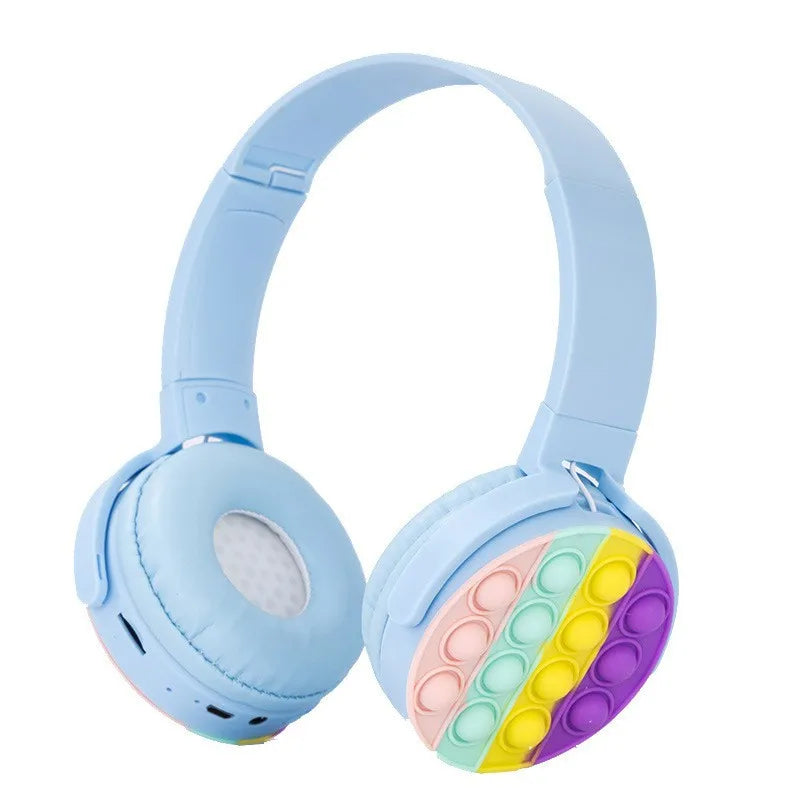 Cute Pop It Wireless Bluetooth Headphones