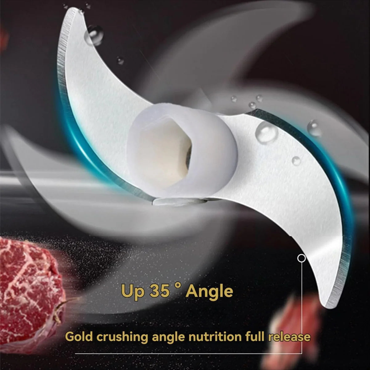 Electric Garlic Chopper & Grinder