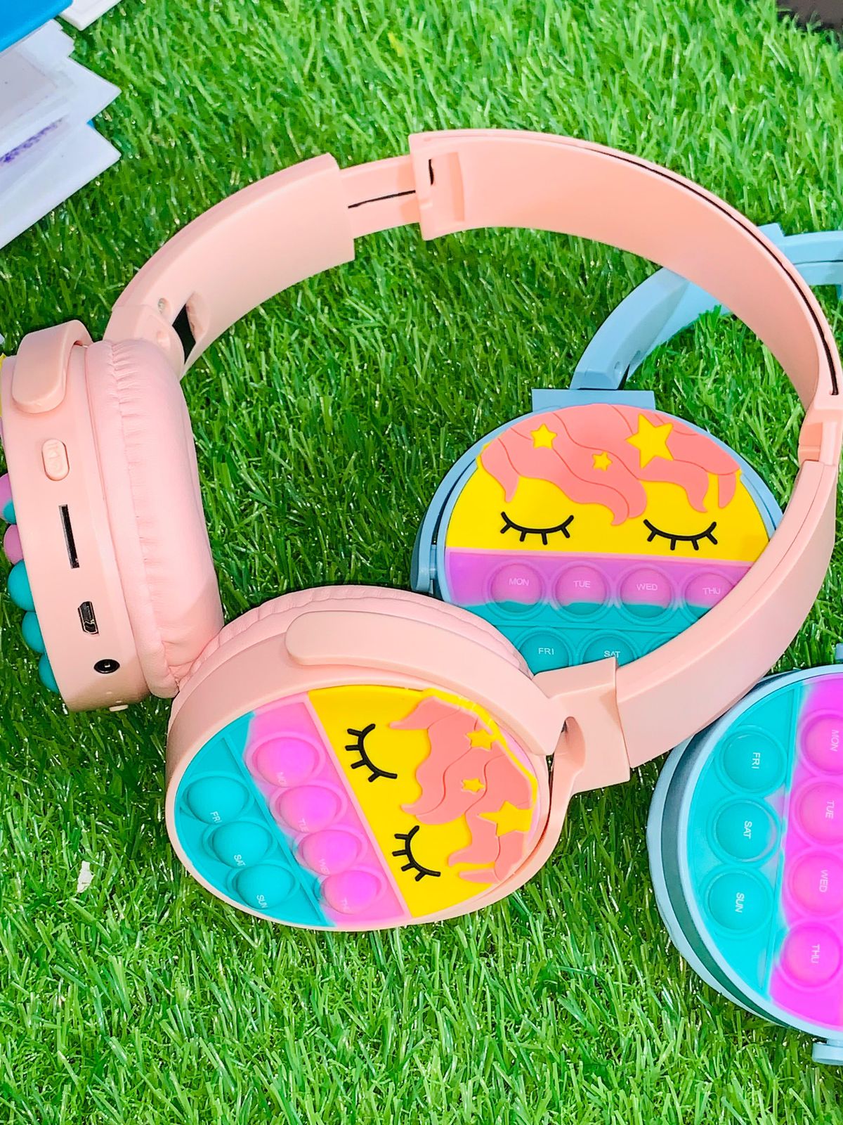 Cute Pop It Wireless Bluetooth Headphones
