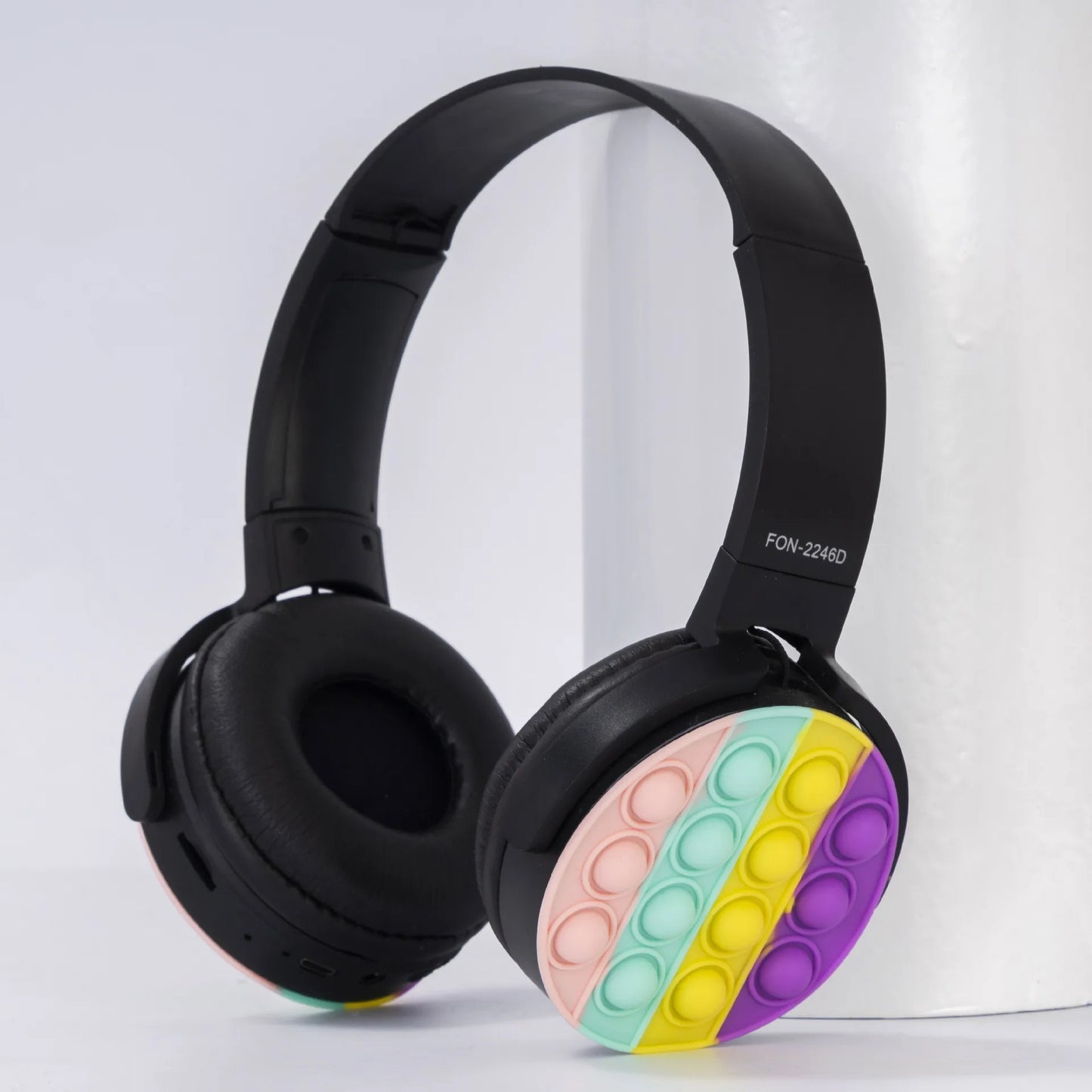 Cute Pop It Wireless Bluetooth Headphones