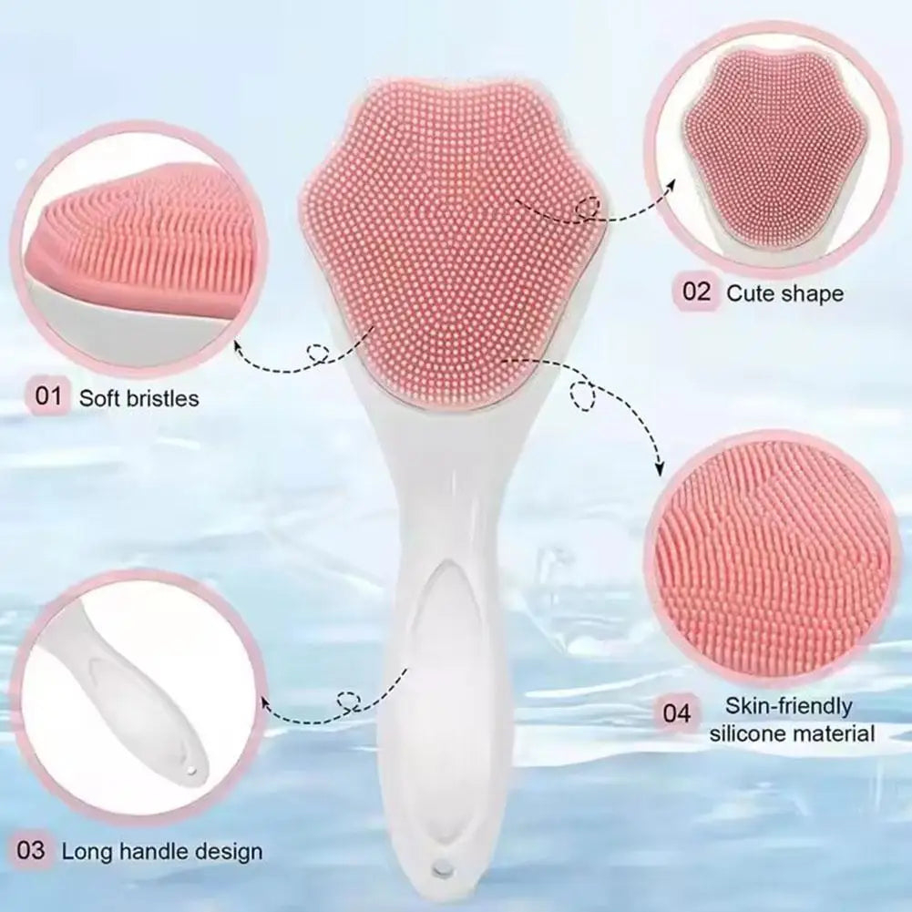 1 PCs Soft Silicone Facial Cleansing Brush (1 PCs)