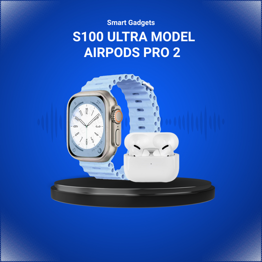 AirPods Pro 2 + Ultra 7-in-1 Smartwatch Combo